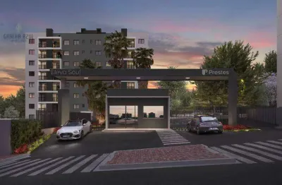 Apartamento com 2 dormitórios sendo 01 suíte com closet à venda, 53 m² - cidade dos lagos- guarapuava/pr