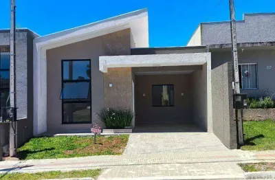 Casa com 3 dormitórios sendo 1 suíte à venda, 84 m² por r$ 479.000 - condomínio vista do vale boqueirão - guarapuava/pr