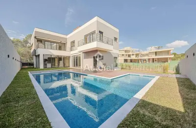 Casa em condomínio fechado com 5 quartos à venda na rua pedro cruzetta, campo comprido, curitiba, 487 m2 por r$ 5.700.000