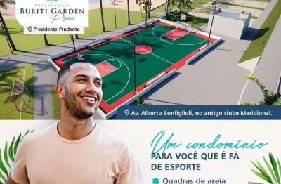 Terreno em condomínio para venda em presidente prudente, buriti garden