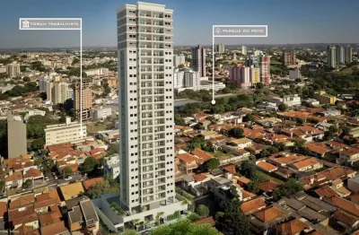 Apartamento para venda em presidente prudente, parque do povo, 2 dormitórios, 1 suíte, 2 banheiros, 1 vaga