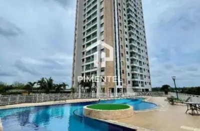 Condomínio acquarelle | ponta negra | andar alto | 100% mobiliado