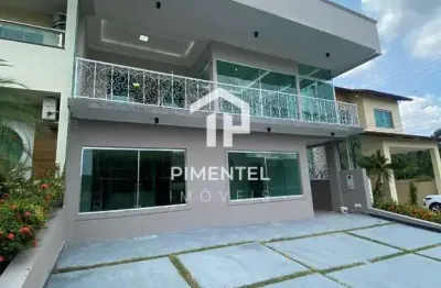 Casa duplex no residencial tapajós com 04 suítes e hidromassagem