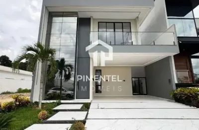 Casa duplex na região da ponta negra  04 suítes | 278 m² | living integrado em 2 ambientes | área gourmet com churrasqueira piscina com cascata | revestimento refinado em porcelanato | reformada e ilu