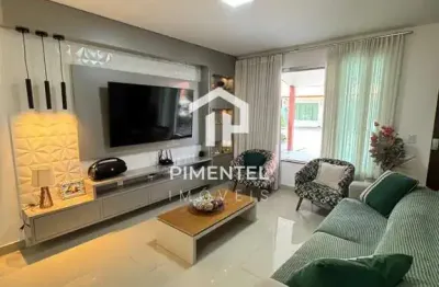 Casa triplex no condomínio amsterdãm village - parque das laranjeiras | 04 quartos (sendo 03 suítes) |191m²| mobiliada | amplo quintal com edícula e churrasqueiras
