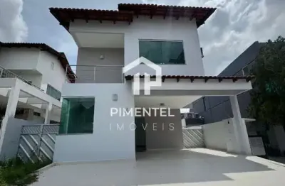 Casa duplex no residencial laranjeiras premium - flores com 04 quartos (sendo 03 suítes e 01 quarto térreo) | 207m² | 04 vagas