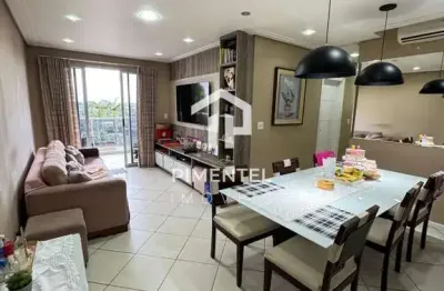 Condomínio Sollarium Park - Parque das Laranjeiras com 03 quartos (sendo 01 suíte) | 90 m² | Andar Medio | Mobiliada 100% | Modulados e Splits