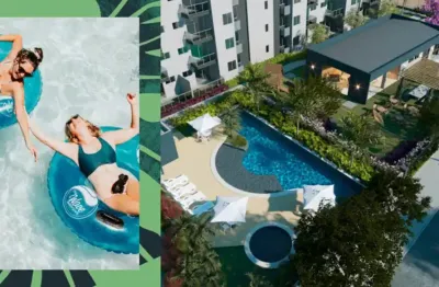 Condominio club com 02 quartos sendo 1 suíte / lazer completo em recife