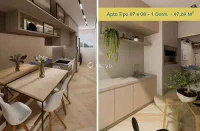 Lançamento! apartamento 1 dormitório em frente a praia em bertioga/sp