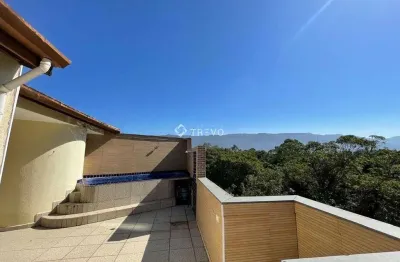 Cobertura duplex 3 dormitórios para locação no bairro centro em bertioga/sp