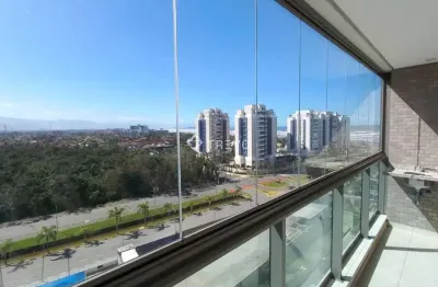 Apartamento locação anual 2 dorm. com vista para o mar e serra em bertioga/sp