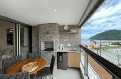Apartamento com vista para o mar à venda, 3 dorm, 3 wc, 2 vagas em bertioga/sp