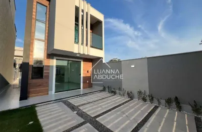 Casa em Itaipuaçu à venda, Belíssima, com 3 dormitórios, 94 m² por R$ 535.000 - Jardim Atlântico Leste  - Maricá/RJ