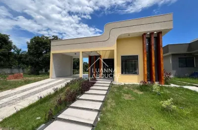 Casa à venda em Maricá, com 3 dormitórios, 116 m² por R$ 650.000 - São José de Imbassai - Maricá/RJ