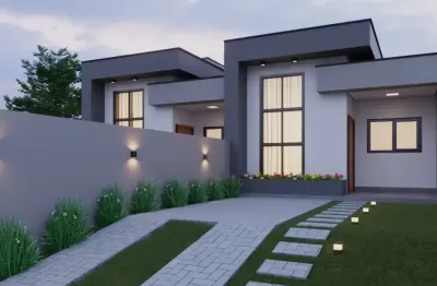 Casa moderna com 83m², 03 dormitórios sendo 01 suíte, a venda!