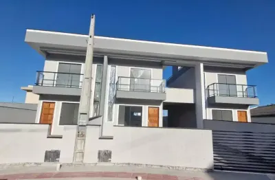 Apenas 380 mil. sobrado novo. 02 quartos na palhoça, sc. financia!!!