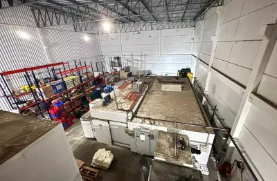 Galpão novo com docas para alugar, 864m², Palhoça, Brejaru/CEIP, SC