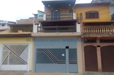 Sobrado em osasco, bairro jardim das flores, espaçoso, 340m², 3 quartos, 1 suíte, 4 vagas, com espaço gourmet