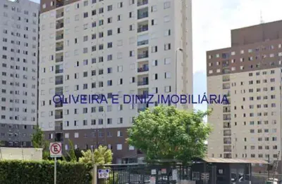 Apartameto à venda no Parque Jandaia, Carapicuíba, 45m², 2 quartos, 1 banheiro, sala, 1 vaga de garagem