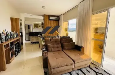 Cobertura-144 m² - MOBILIADA - 2 Suítes - Churrasq. /Terraço/ Garagem - Centro-Palhoça-SC