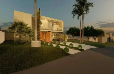 Casa mobiliada, 4 suites, á venda no residencial 3, alphaville