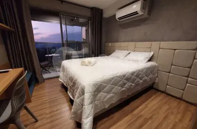 Apartamento com 1 quarto para alugar na Avenida Vereador José Diniz, 341, Alto da Boa Vista, São Paulo