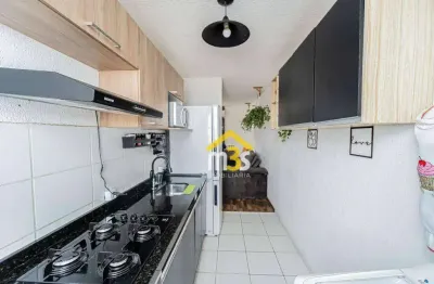 Apartamento com 2 dormitórios à venda, 43 m²  por 215.000,00- recanto vista alegre - cotia/sp