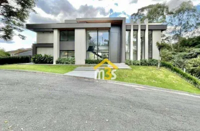 Casa de 724,00m² nova, 4 suítes, 6 banheiros, 8 vagas - condomínio são paulo ii - granja viana - sp