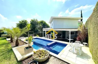 Casa à venda com 560m², 4 suítes e 4 vagas por r$ 2.800.000,00 - cond. reserva santa maria – jandira/sp