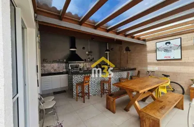 Casa 3 dormitórios, 1 suíte, 2 vagas a venda por r$795.000,00 - condomínio portal da granja - granja viana-cotia -sp