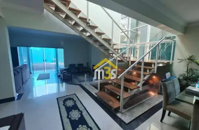 Casa de alto padrão no parque dos príncipes – 5 suítes, 384m², lazer completo e garagem para 6 carros