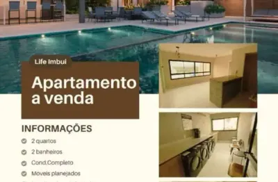 Apartamento com 2 quartos à venda na rua padre casimiro quiroga, imbuí, salvador, 55 m2 por r$ 610.000
