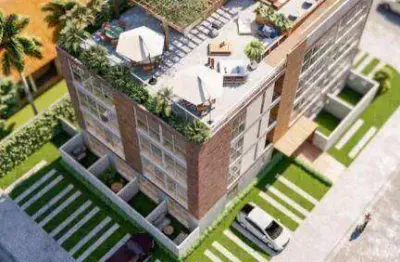 Flat com 2 dormitórios à venda, 26 m² por r$ 270.000,00 - luziana - tamandaré/pe