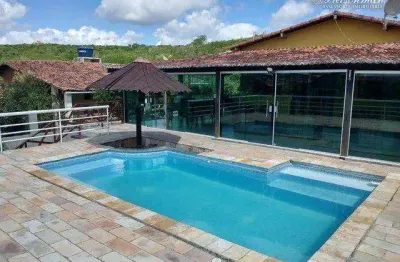 Casa com 4 dormitórios à venda por r$ 400.000,00 - porta florada - gravatá/pe