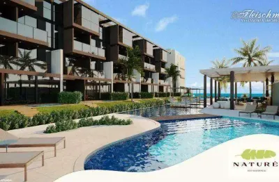 Apartamento com 3 dormitórios à venda, 30 m² por r$ 1.676.000,00 - porto de galinhas - ipojuca/pe