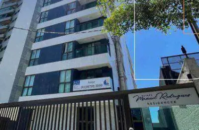 Apartamento com 1 dormitório para alugar, 30 m² por r$ 3.500,00/mês - boa viagem - recife/pe