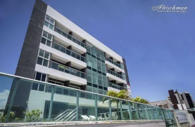 Apartamento com 1 dormitório para alugar, 36 m² por r$ 2.900,00/mês - boa viagem - recife/pe