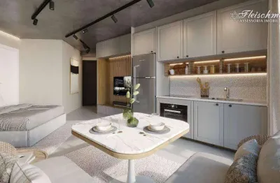 Apartamento com 1 dormitório à venda, 32 m² por r$ 620.000 - boa viagem - recife/pe