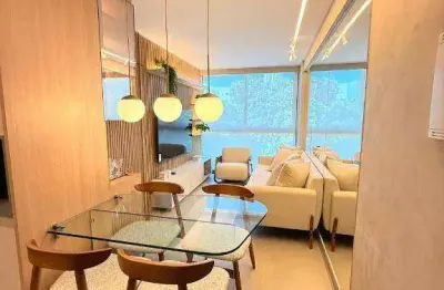 Apartamento com 1 dormitório à venda, 33 m² por r$ 498.000,00 - casa forte - recife/pe