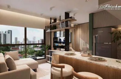 LANÇAMENTO! Studio com 1 dormitório à venda por R$ 300.000 - Casa Forte - Recife/Pernambuco