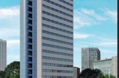 Studio com 1 dormitório à venda, 33 m² por R$ 330.000 - Casa Amarela - Recife/PE