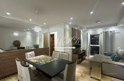 Apartamento de 88m² 3 dormitórios 1 suíte, com planejados  edifício torres do parque