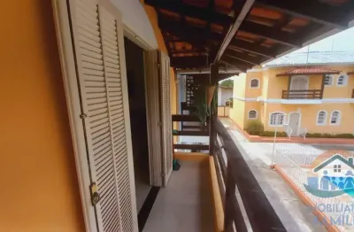 Excelente sobrado mobiliado em condomínio localizado no bairro jardim capricórnio em caraguatatuba!!