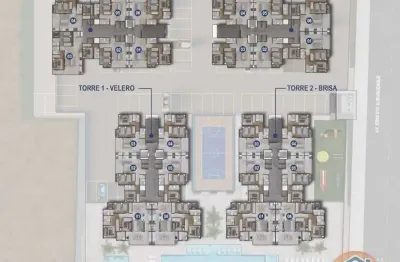 Cádiz praia clube apartamentos frente mar com 03 suítes e lazer completo no bairro porto porto novo em caraguatatuba/sp!!