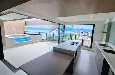 Incrível cobertura duplex mobiliada situada na orla do bairro indaiá em caraguatatuba-sp!