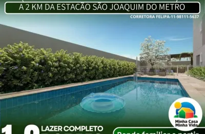 Apartamentos com 1 e 2 dormitórios no Centro do Cambuci