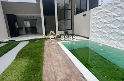 Casa alto padrão ouro verde com piscina e amplo quintal