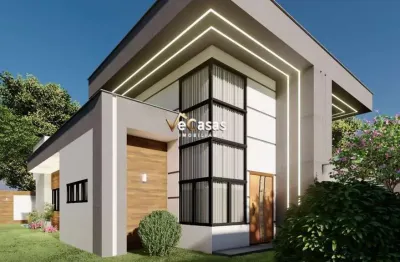 Casa linear enseada das gaivotas com pé direito alto e amplo quintal