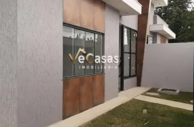Casa linear com 3 quartos no bairro extensão do bosque