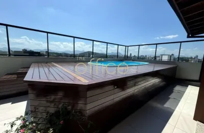 Cobertura de luxo à venda em joinville-sc, anita garibaldi: 3 quartos, 3 suítes, 2 salas, 4 banheiros, 4 vagas, 244,51m².
